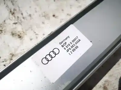 Автозапчастина б/у пластика для audi a6 c6 (4f2) 2.0 tfsi посилання на oem iam 4f9863555a  
