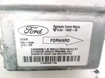 Second-hand car spare part airbag control unit for ford explorer 4.0 g oem iam references xl2a14b321eb  xl2a-14b321-eb