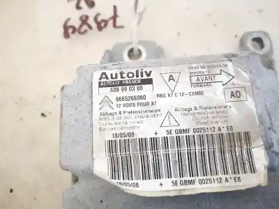Автозапчасти б/у блок управления подушками безопасности за citroen c5 ii (rc_) 2.0 hdi (rcrhrh) ссылки oem iam 9665266080  608990300