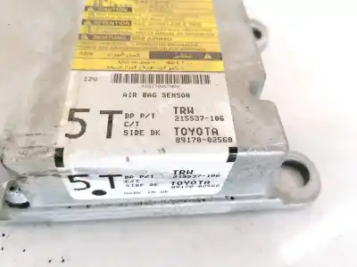 Автозапчасти б/у блок управления подушками безопасности за toyota auris, i e15 2006.10 - 2012.10 1.4l 66kw d-4d 2006.10 - 2012.10 ссылки oem iam 8917002560  89170-02560, 215537106