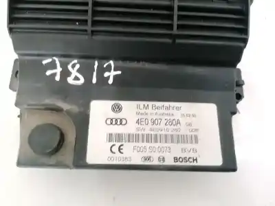 Автозапчастина б/у електронний модуль для audi a8 (4e2) 3.7 quattro посилання на oem iam 4e0907280a  f005s00073