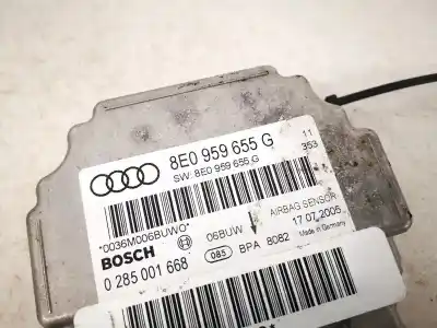Автозапчастина б/у блок управління подушками безпеки для audi a4, b7 2004.11 - 2008.06 2.0 tdi 103kw 2004.11 - 2008.06 посилання на oem iam 8e0959655g  8e0959655g, 0285001668