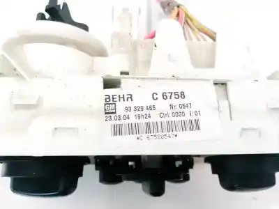 Second-hand car spare part climate control for opel meriva b 1.7 16v cdti oem iam references 93329465  c6758