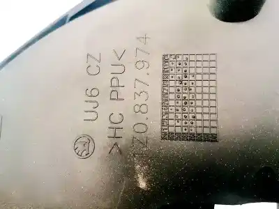 Автозапчастина б/у пластикler для skoda octavia combi (1z5) 1.9 tdi dpf посилання на oem iam 1z0837974  