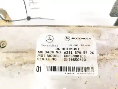 Pièce détachée automobile d'occasion module électronique pour mercedes clase r (w251) 3.0 cdi cat références oem iam a2118705526  dm70856310