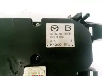 Peça sobressalente para automóvel em segunda mão comando de sofagem (chauffage / ar condicionado) por mazda 3 lim. (bl) 1.6 cd diesel cat referências oem iam bbp361190h  k4000