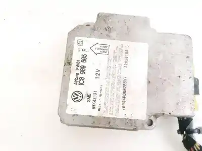 Автозапчастина б/у блок управління подушками безпеки для skoda superb (3u4) 2.5 v6 tdi cat (aym) посилання на oem iam 1c0909605f  5wk43131