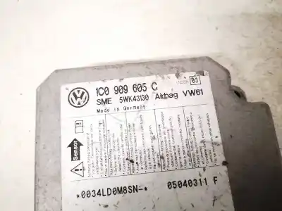 Pezzo di ricambio per auto di seconda mano centralina airbag per volkswagen passat variant (3b6) 1.9 tdi riferimenti oem iam 1c0909605c  5wk43130