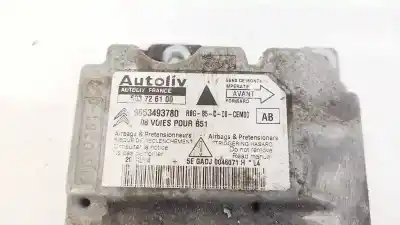 Second-hand car spare part airbag control unit for citroen c4 i (lc_) 1.6 hdi oem iam references 9653493780  63726100 Second-hand car spare part airbag control unit for citroen c4 i (lc_) 1.6 hdi oem iam references 9653493780  63726100