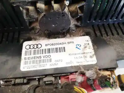 Peça sobressalente para automóvel em segunda mão comando de sofagem (chauffage / ar condicionado) por audi a3 (8p1) 2.0 tdi referências oem iam 8p0820043h  412206018027