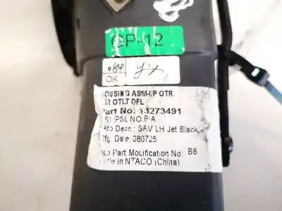 Автозапчастина б/у аераційна решіта для opel insignia a (g09) 2.0 cdti (68) посилання на oem iam 13273491  