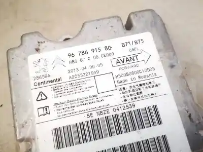 Second-hand car spare part airbag control unit for citroen ds4, i 2010.01 - 2018.12 1.6vti 88kw 118hp 2010.01 - 2018.12 oem iam references 9678691580  a2c53321949