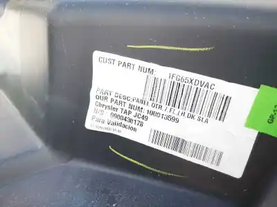 Pezzo di ricambio per auto di seconda mano plastica per dodge journey 2.0 16v crd cat riferimenti oem iam 100013599  