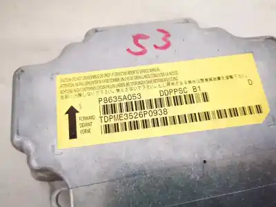 Автозапчасти б/у блок управления подушками безопасности за mitsubishi outlander (cw0) 2.0 di-d intense ссылки oem iam p8635a053  