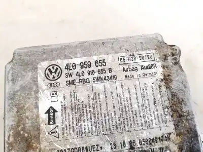 Автозапчастина б/у блок управління подушками безпеки для audi q7 (4l) 3.0 tdi посилання на oem iam 4l0959655  4l0910655b