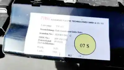 Peça sobressalente para automóvel em segunda mão grelha / difusor de ar por volkswagen phaeton (3d1, 3d2, 3d3, 3d4, 3d6, 3d7, 3d8, 3d9) 3.0 v6 tdi 4motion referências oem iam 3d0819201c  