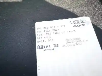 Автозапчастина б/у пластика для audi a3 (8p) 2.0 16v fsi посилання на oem iam 8p3863879h  