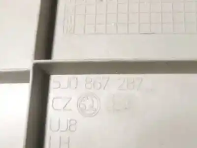 Автозапчастина б/у пластикler для skoda fabia (6y2/6y3) 1.4 tdi посилання на oem iam 5j0867287  