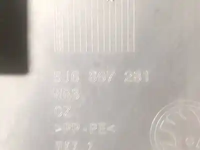 Автозапчастина б/у пластикler для skoda fabia (6y2/6y3) 1.4 tdi посилання на oem iam 5j6867281  