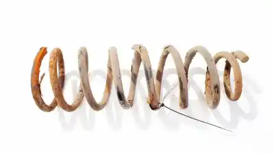 Peça sobressalente para automóvel em segunda mão mola de suspensão por toyota corolla (e12) 2.0 d-4d linea luna berlina referências oem iam 