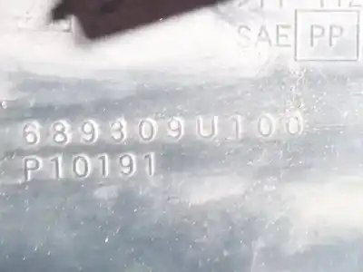 Second-hand car spare part plastics for nissan note (e11e) 1.6 16v cat oem iam references 689309u100  