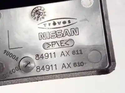 Second-hand car spare part plastics for nissan note (e11e) 1.5 dci turbodiesel cat oem iam references 84911ax611  84911ax610