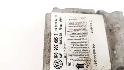 Second-hand car spare part airbag control unit for skoda octavia combi (1z5) 1.9 tdi dpf oem iam references 1k0909605t  5wk43412