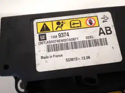 Автозапчастина б/у блок управління подушками безпеки для opel astra j lim. 1.7 16v cdti посилання на oem iam 13589374  