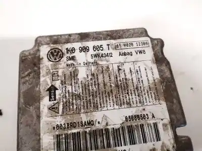 Автозапчасти б/у блок управления подушками безопасности за volkswagen golf v variant (1k5) 1.9 tdi ссылки oem iam 1k0909605t  5wk43412