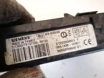 Автозапчасти б/у электронный модуль за citroen c5 ii (rc_) 2.0 hdi (rcrhrh) ссылки oem iam 9665099680  s122288001