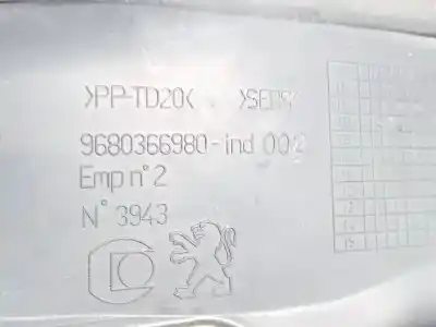 Pezzo di ricambio per auto di seconda mano plastica per peugeot 308 2.0 16v hdi fap cat (rhr / dw10bted4) riferimenti oem iam 9680366980  