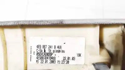 Pezzo di ricambio per auto di seconda mano plastica per audi a8, d3 2002.09 - 2005.6 4.2 quattro 246kw 2002.10 - 2010.07 riferimenti oem iam 4e9867241b  056xcad026p