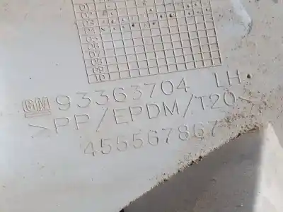 Pezzo di ricambio per auto di seconda mano plastica per opel meriva b 1.7 16v cdti riferimenti oem iam 93363704  455567867