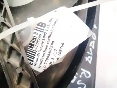 Автозапчасти б/у электрический вентилятор за renault megane i scenic (ja0) 1.6 rn ссылки oem iam 7700840239d  