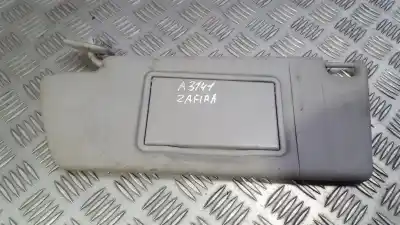 Second-hand car spare part left sunshade for opel zafira b 1.6 16v cat oem iam references 