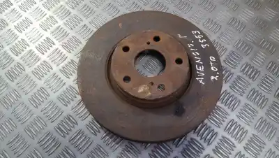 Second-hand car spare part front disc brake for toyota avensis 2.0 d-4d oem iam references 