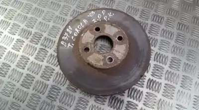 Second-hand car spare part front disc brake for toyota corolla (e11) 2.0 d-4d linea sol oem iam references 