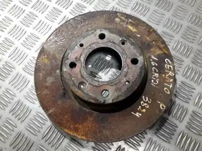 Pezzo di ricambio per auto di seconda mano disco freno anteriore per kia cerato 1.6 crdi 03-07 riferimenti oem iam 