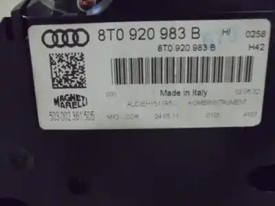 Second-hand car spare part dashboard for audi a5 cabriolet (8f7) 2.0 tdi oem iam references 8t0920983b  5550016205