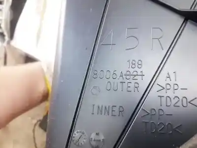 Second-hand car spare part glove compartment for mitsubishi outlander (cw0) 2.0 di-d intense oem iam references 8006a189  45r