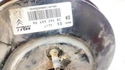 Second-hand car spare part brake servo for citroen c2 1.1 oem iam references 9649329480  