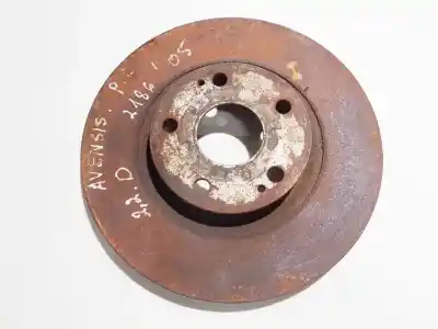 Peça sobressalente para automóvel em segunda mão disco de travão dianteiro por toyota avensis wagon (t25) 2.2 d-4d cat referências oem iam 