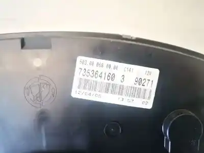 Peça sobressalente para automóvel em segunda mão quadrante por fiat idea (135) 1.9 multijet active plus referências oem iam 735364160  503.00.068.00.00