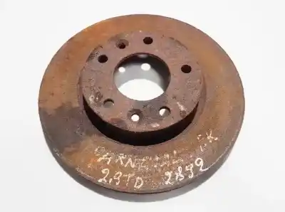 Peça sobressalente para automóvel em segunda mão disco de travão dianteiro por kia carnival 2.9 turbodiesel cat referências oem iam 