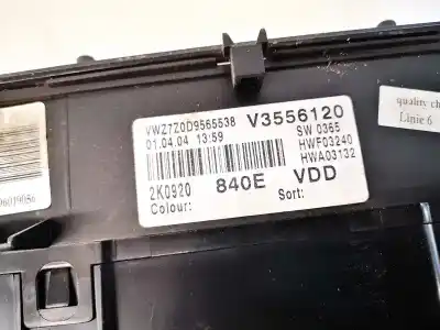 Автозапчасти б/у приборная доска за volkswagen caddy ka/kb (2k) 2.0 sdi ссылки oem iam 2k0920840e  v3556120