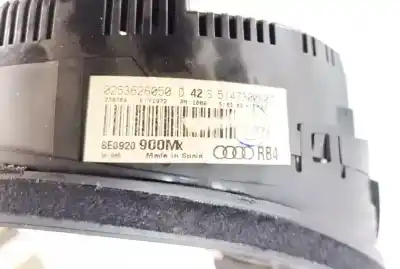 Автозапчастина б/у панель інструментів для audi a4 b6 (8e2) 1.9 tdi посилання на oem iam 8e0920900mx  0263626050