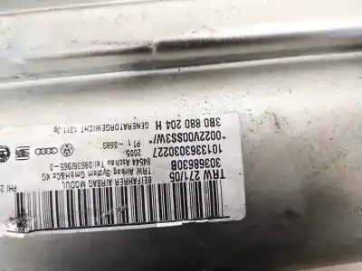 Автозапчасти б/у подушка безопасности передняя правая за skoda superb (3u4) 1.9 tdi ссылки oem iam 3b0880204h  