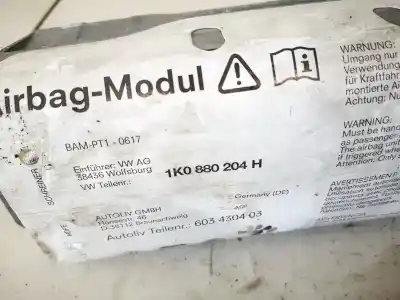 Автозапчасти б/у подушка безопасности передняя правая за skoda octavia combi (1z5) 1.9 tdi dpf ссылки oem iam 1k0880204h  