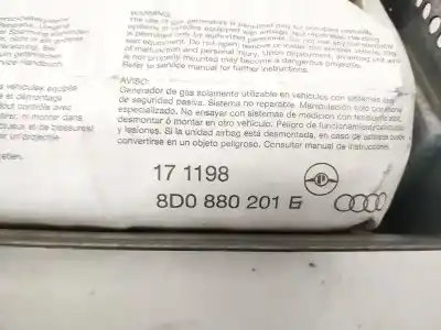 Автозапчастина б/у передня права подушка безопасности для audi a4 avant (b5) 1.9 tdi посилання на oem iam 8d0880201e  17118