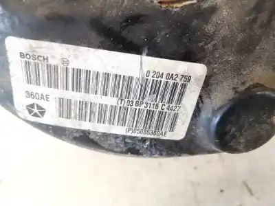 Автозапчасти б/у тормозной серво за chrysler sebring (js) 2.0 crd ссылки oem iam 05085360ae  02040a2759
